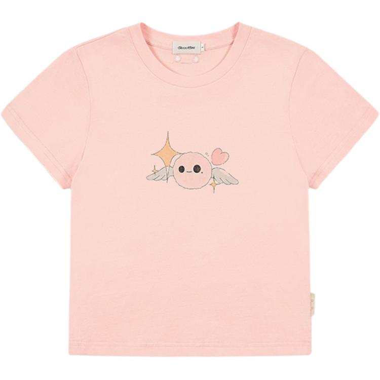 GOOD BAI GOODEES T Shirts Women's Crew Neck Moderate Straight Fit