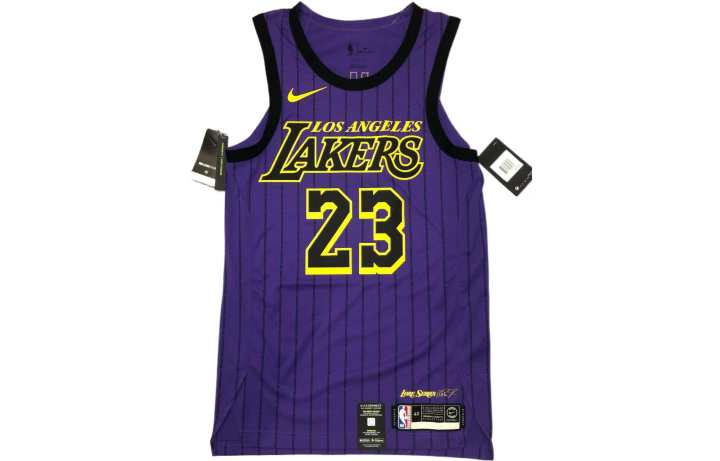 Nike Nike Basketball Jerseys Men's Purple Moderate Straight Fit