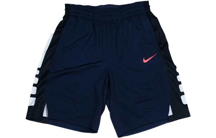 Nike Nike Basketball Shorts Men's Navy Blue Moderate Straight Fit Pants