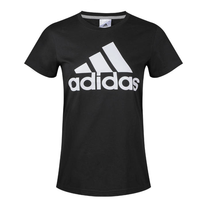 Adidas Adidas T Shirts Women's Black Crew Neck Moderate