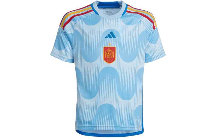 Adidas Adidas Spain National Team Soccer Jerseys Men's Blue Moderate
