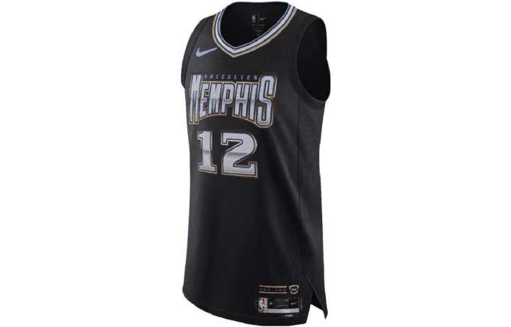 Nike Nike Basketball Jerseys Men's Black Moderate Straight Fit