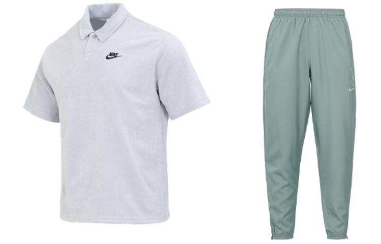 Nike Nike Casual Sportswear Men's Gray Polo Collar Moderate