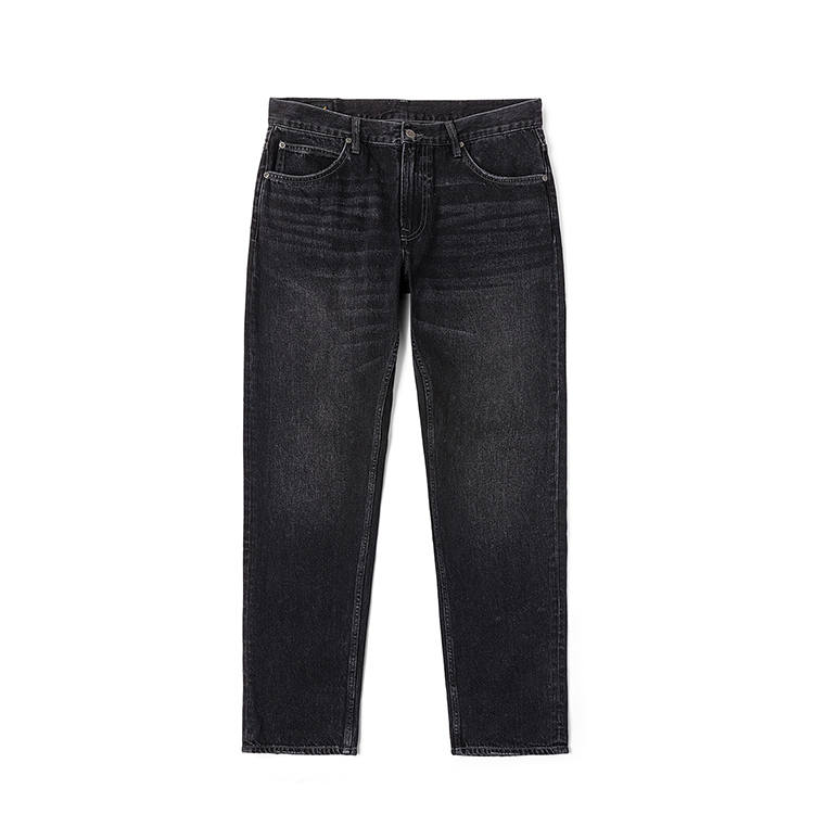 Lee Jeans Men's Black Gray Color Moderate Tapered Pants