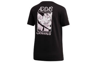 Adidas Originals Set in Sleeve T Shirt Women's Black