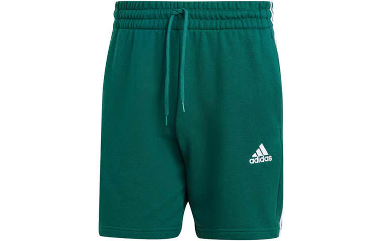 Adidas Adidas Essential Essentials French Terry 3 Stripes Shorts Casual Shorts Men's Green