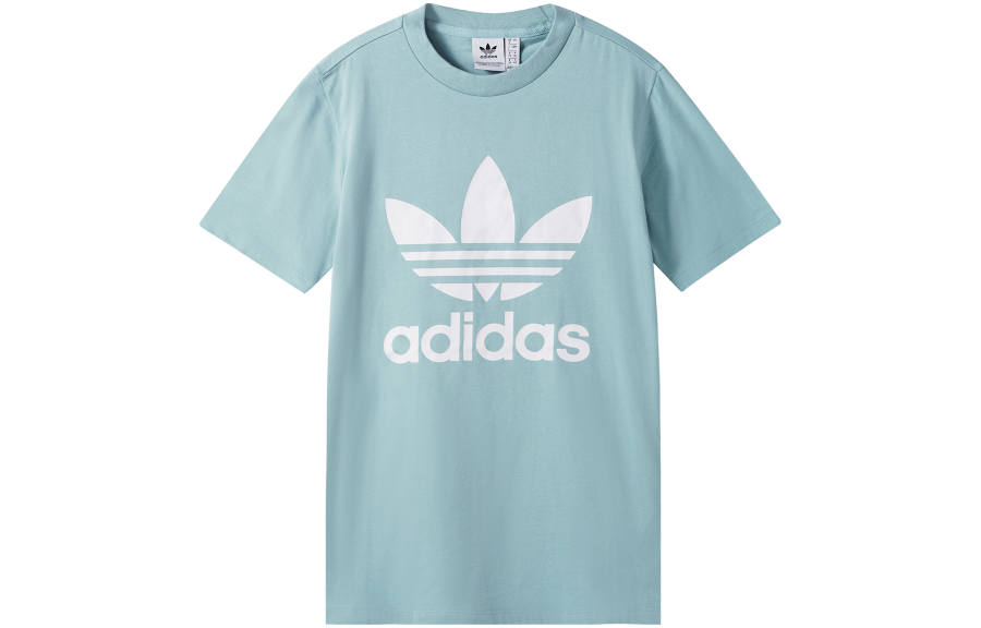 Adidas Originals Set in Sleeve T Shirt Women's Blue