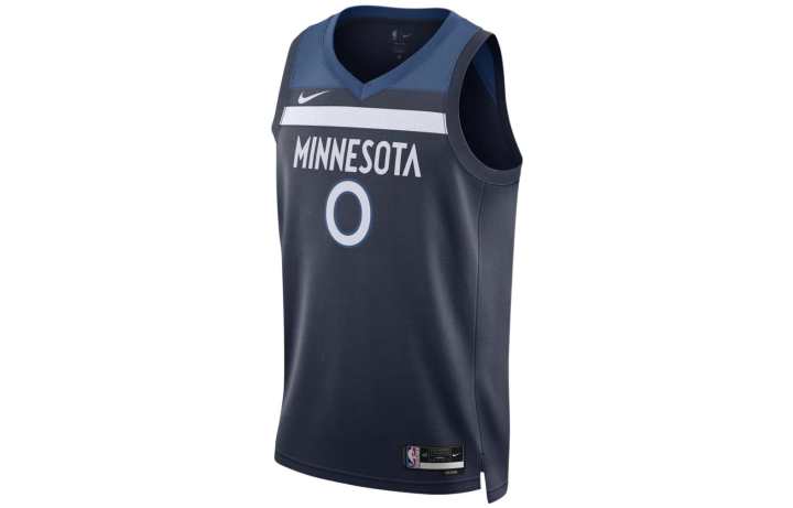 Nike Nike NBA Basketball Jerseys Unisex Marine Blue Moderate Straight Fit