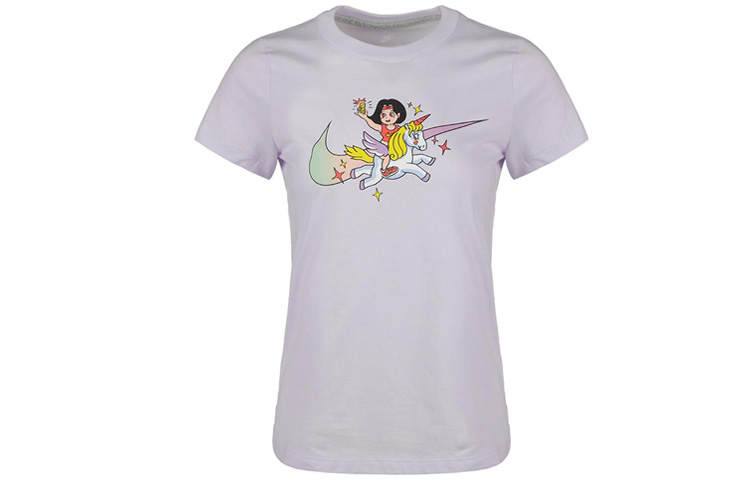 Nike Nike Set in Sleeve T Shirt Women's Light Purple