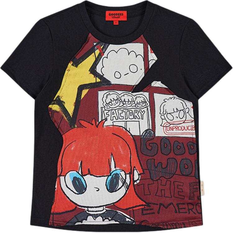 GOOD BAI GOODEES T Shirts Women's Crew Neck Moderate Other