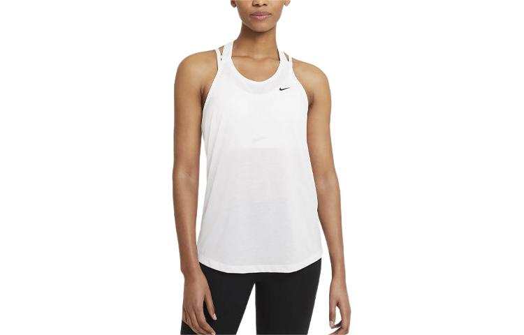 Nike Nike Tank Tops Women's White Crew Neck Moderate Other