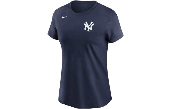 Nike Nike T Shirts Women's Blue Crew Neck Moderate Straight Fit