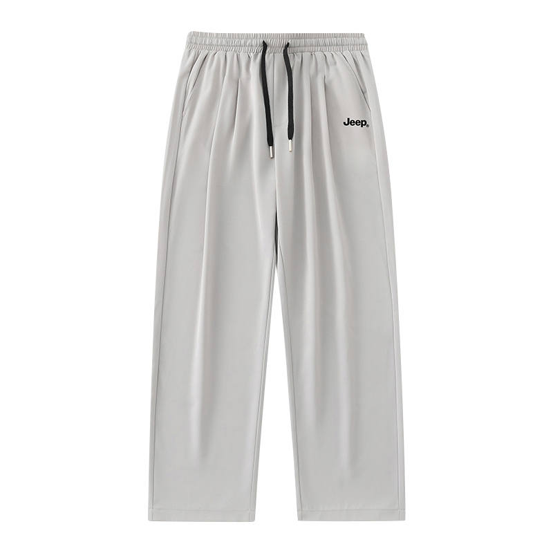Jeep Casual Pants Unisex Thin Straight Fit Pants