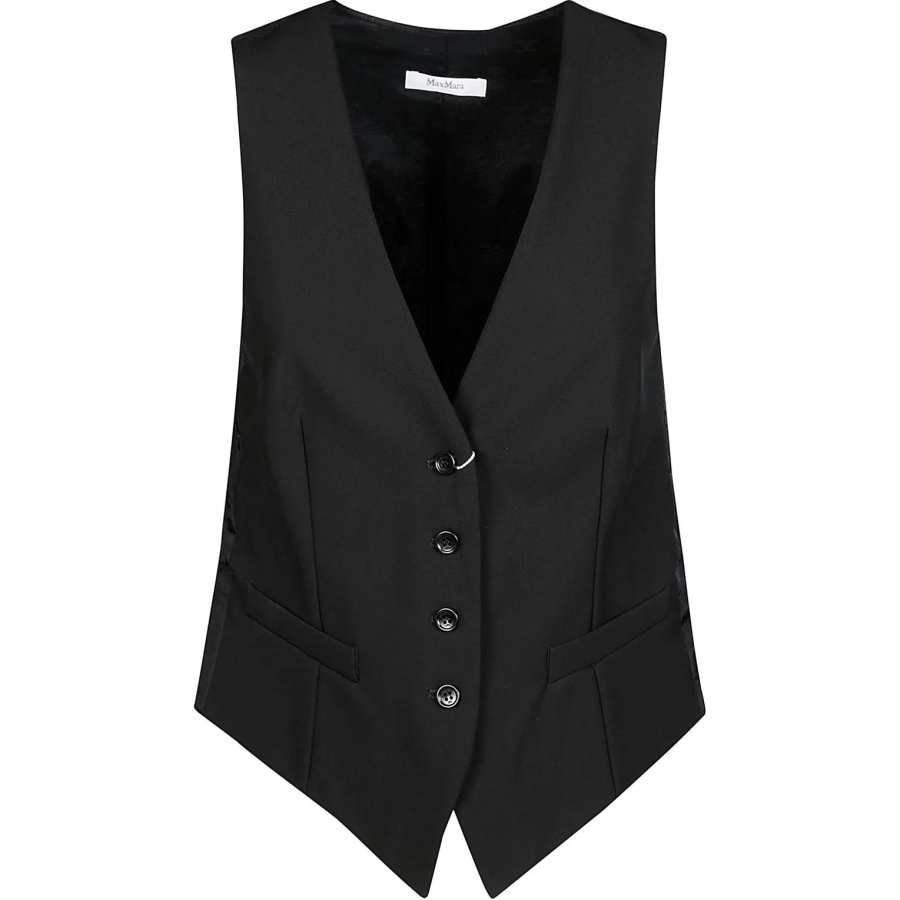 MaxMara Max Mara V Neck Buttoned Vest