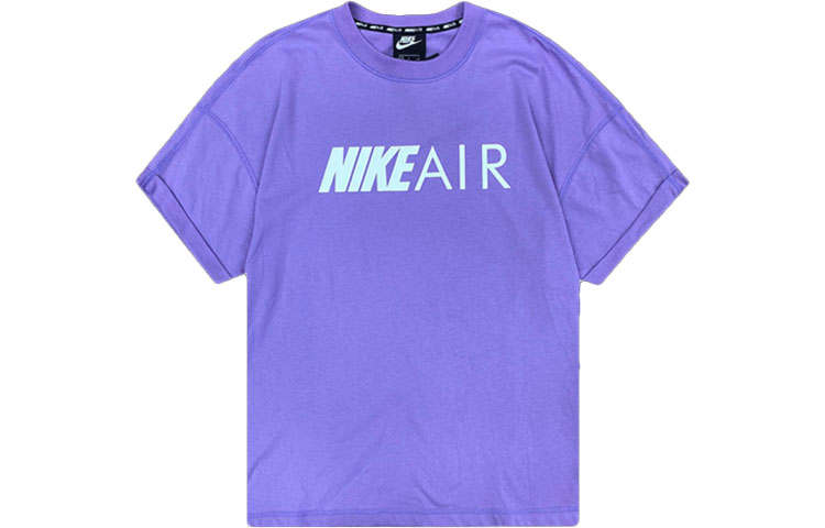 Nike Nike Drop Shoulder Sleeve T Shirt Women's Purple
