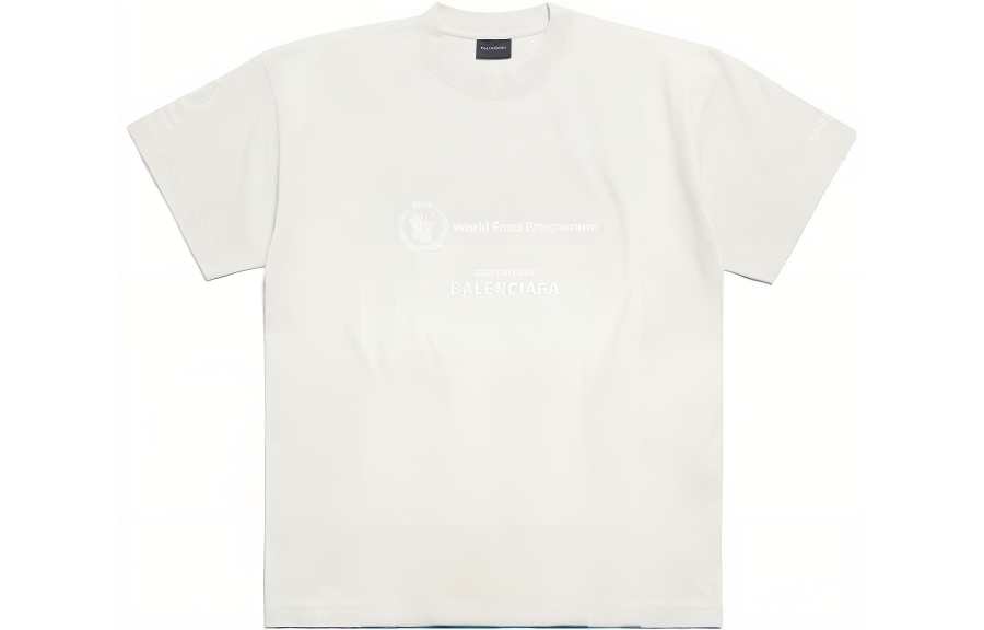 Balenciaga T Shirt Women's White Regular Fit