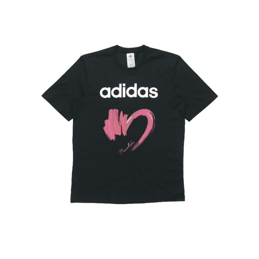 Adidas Adidas T Shirts Unisex Black Crew Neck Moderate Straight Fit