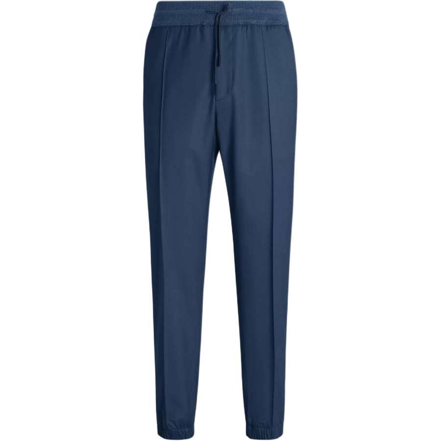 Ermenegildo Zegna Casual Pants Men's Blue Moderate Tapered Pants