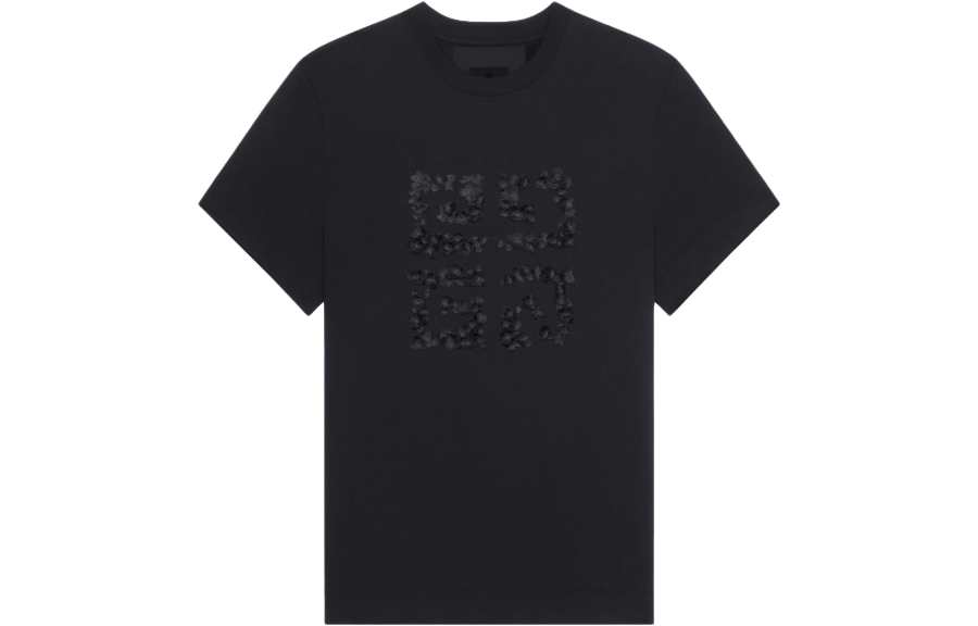 Givenchy Givenchy T Shirts Women's Black Crew Neck Moderate Straight Fit