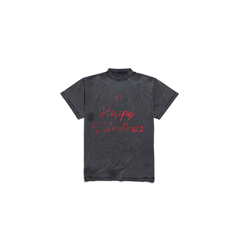 Balenciaga SS25 T Shirt Women's Gray Regular Fit
