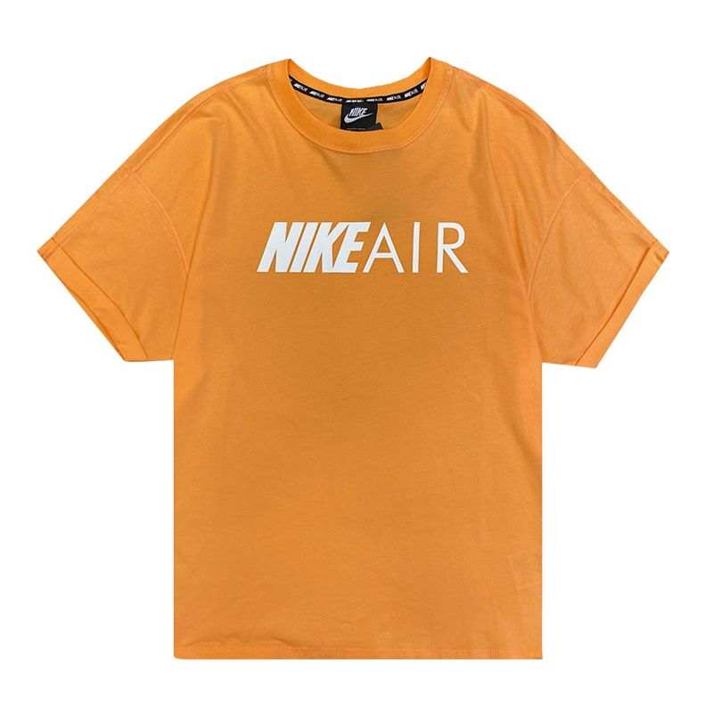 Nike Nike T Shirts Women's Yellow Crew Neck Moderate