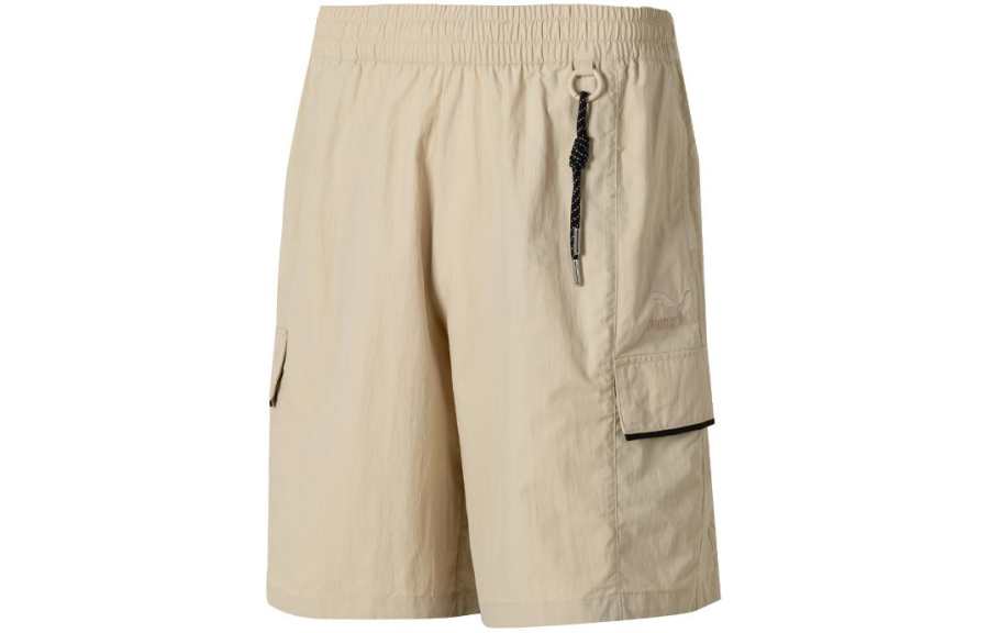 PUMA Casual Shorts Men's Khaki Moderate
