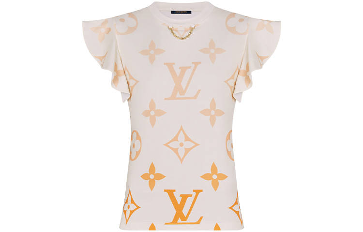 LOUIS VUITTON T Shirt Women's Light Pink