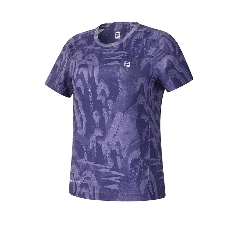 FILA T Shirt Women's All Over Print