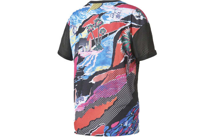 Adidas Originals Drop Shoulder Sleeve T Shirt Women's Black