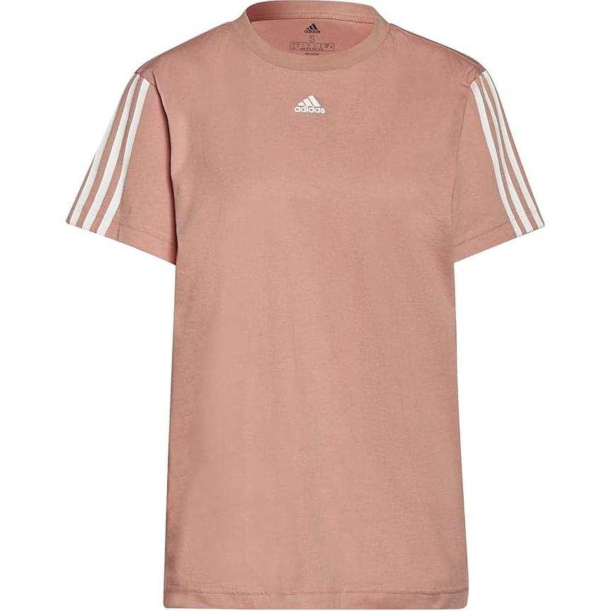 Adidas Adidas Clothing T Shirts Women's Pink Crew Neck