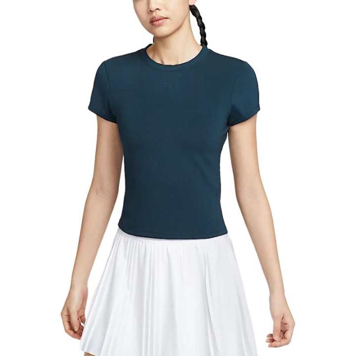 Nike Nike Court AdvantageDri Fit T Shirt Women's Deep Sea Blue