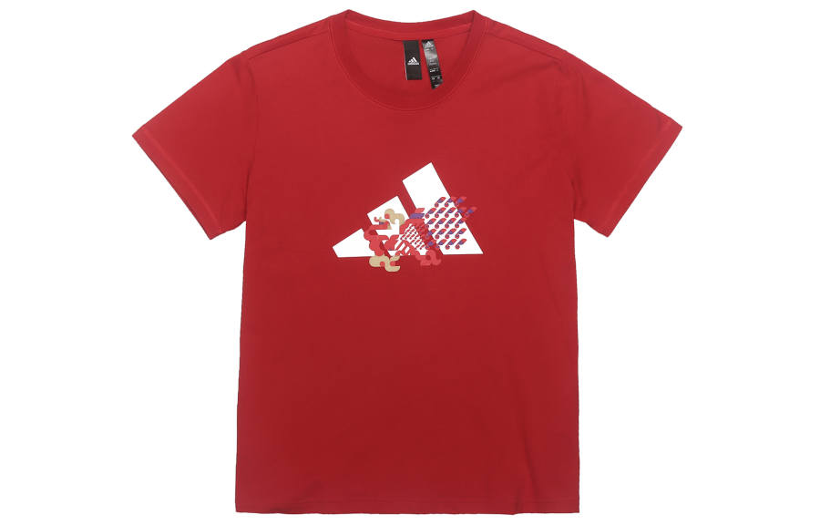 Adidas Adidas CNY Collection Set in Sleeve T Shirt Women's Light Scarlet