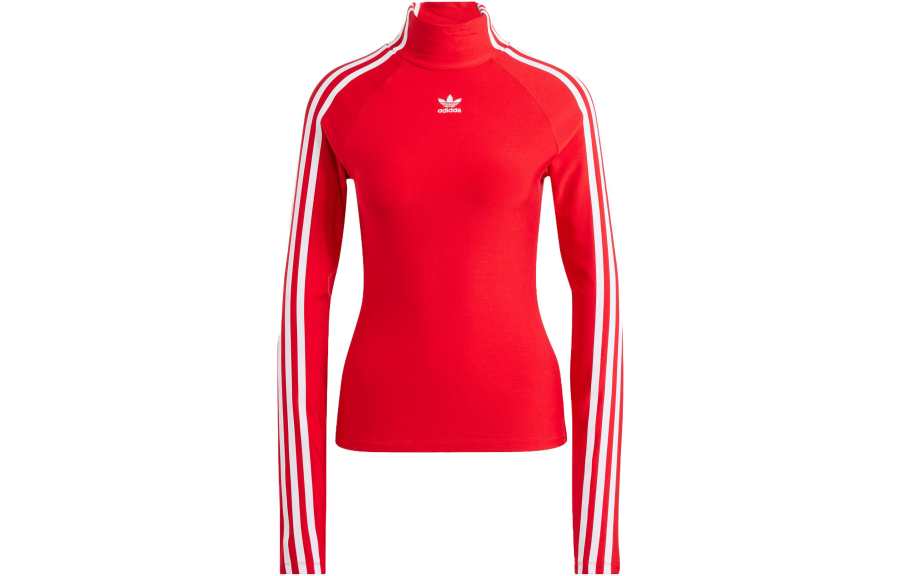 Adidas Originals ADILENIUM Raglan Sleeve T Shirt Women's Red