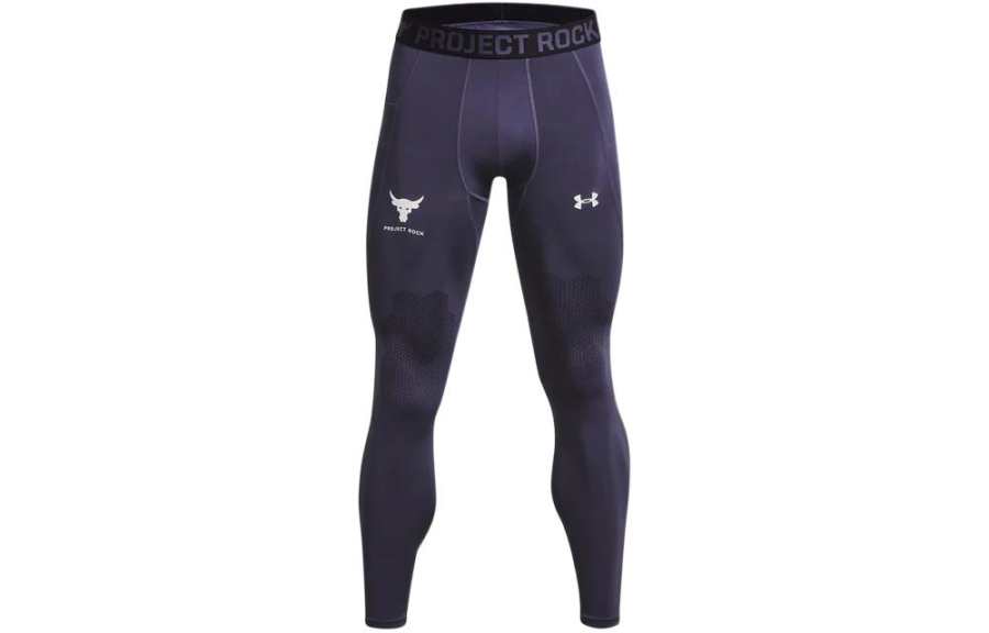 Under Armour Project Rock Turfgear Armorprint Sports Pants Men's Marine Blue