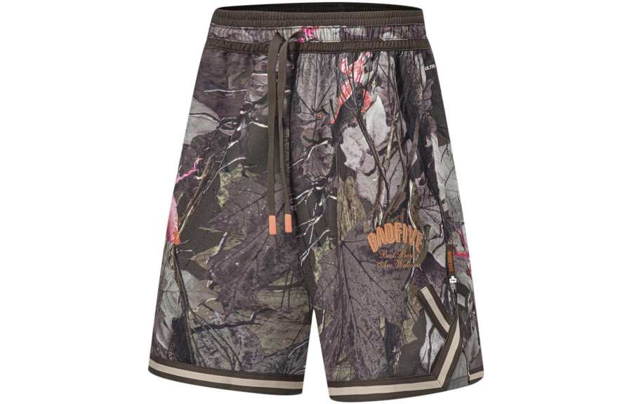 Li-Ning Li Ning Badfive Basketball Shorts Men's Leaf All Over Print