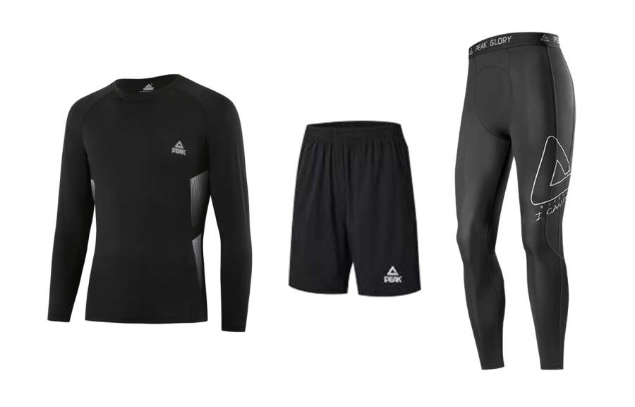 PEAK Fitness Sets Men's Crew Neck Thin
