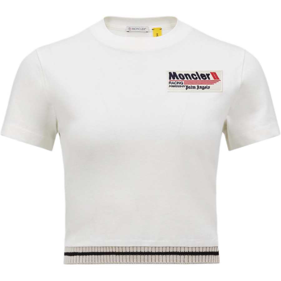 MONCLER GENIUS x PALM ANGELS Regular T Shirt Women's Ecru