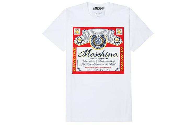 MOSCHINO T Shirts Women's White Crew Neck Moderate Other