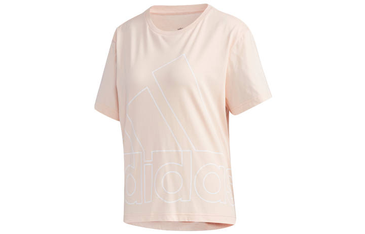 Adidas Adidas Drop Shoulder Sleeve T Shirt Women's Pink