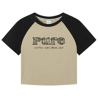 EPTISON WOMAN Crop Tops Women's Crew Neck Moderate