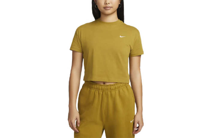 Nike Nike T Shirts Women's Desert Moss Crew Neck Moderate