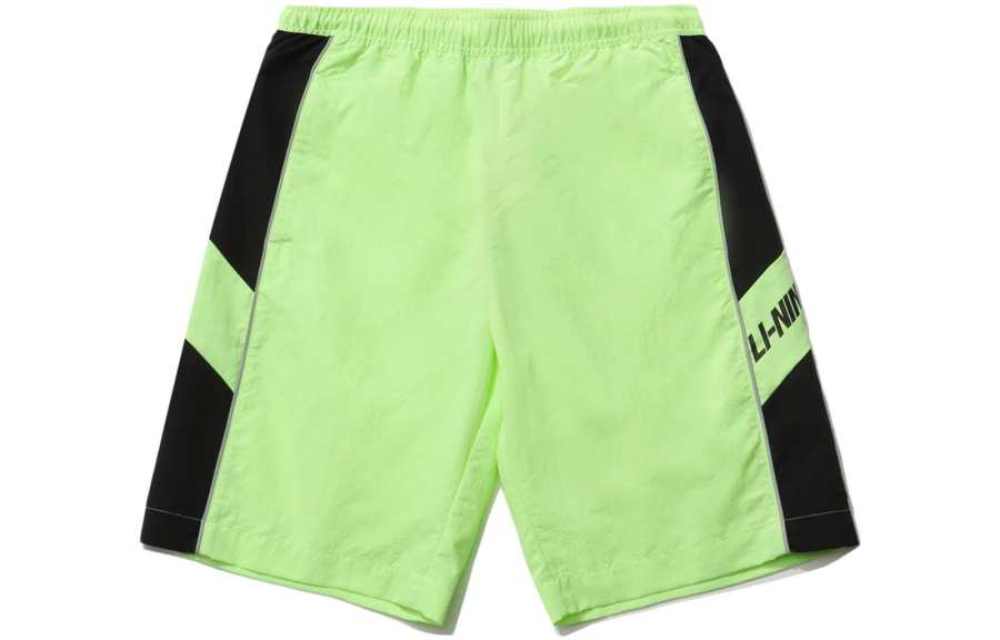 Li-Ning Li Ning Sports Fashion Collection Sports Shorts Men's Fluorescent Ice Yellow Thin