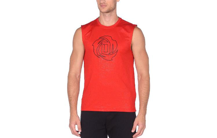 Adidas Adidas Basketball Jerseys Men's Orange Red Moderate Straight Fit