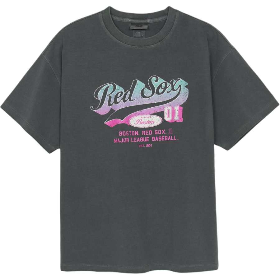 MLB MLB T Shirts Women's Gray Crew Neck
