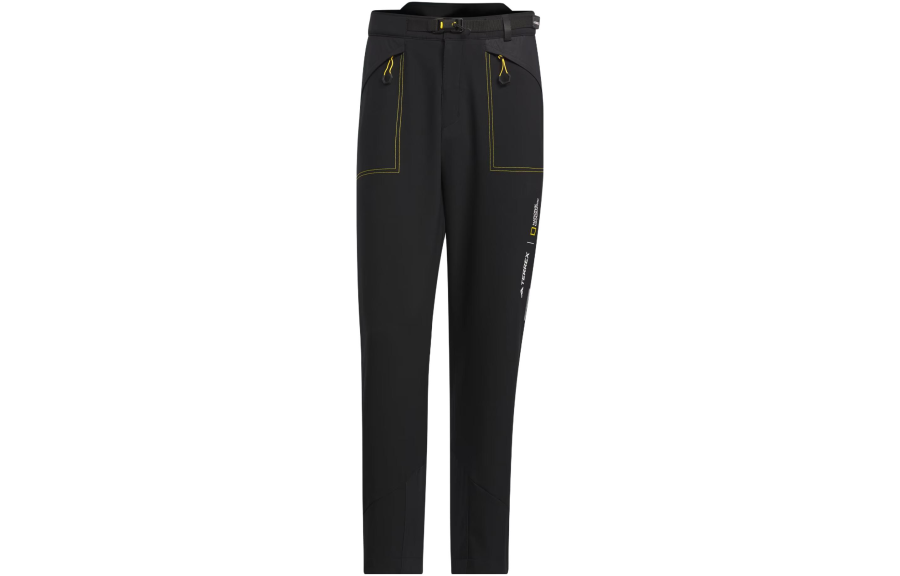 Adidas Adidas National Geographic Co Branded Section Sports Pants Men's Black Moderate