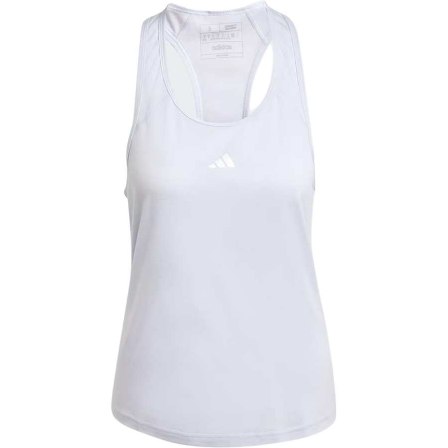 Adidas Adidas Tank Tops Women's White Crew Neck Moderate Racerback