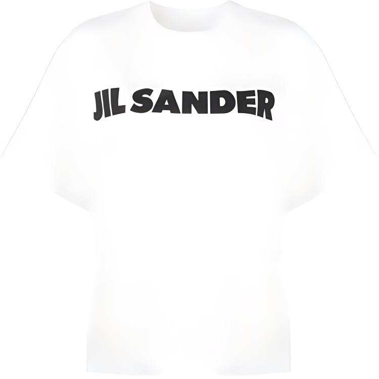 JIL SANDER Logo Printed Crewneck T Shirt