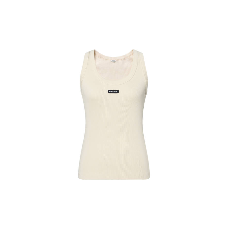 MIU MIU Tank Tops Women's White