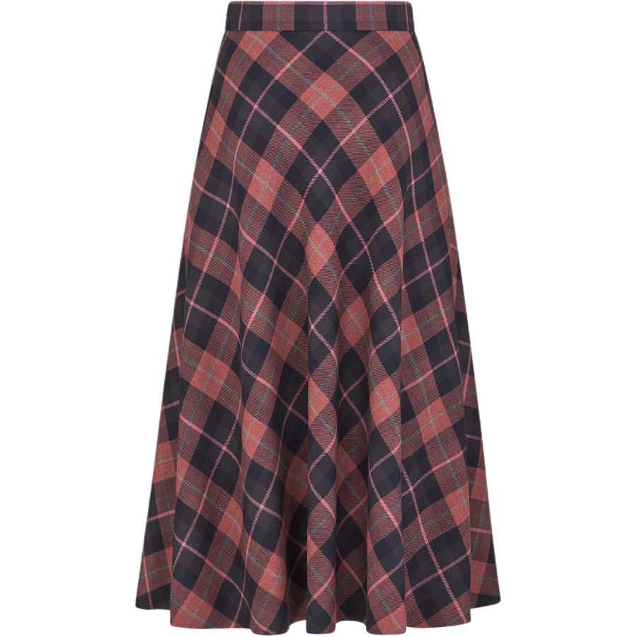 DIOR FW24 Skirt Women's Pink Gray Blend