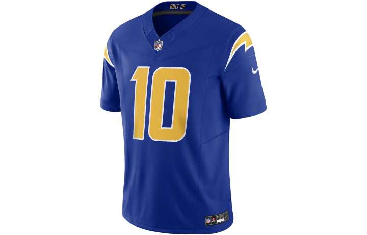 Nike Nike Soccer Jerseys Men's Blue Moderate Straight Fit